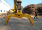 360 Degree Rotating Wood Grapple Attachment For Excavator Komatsu PC200